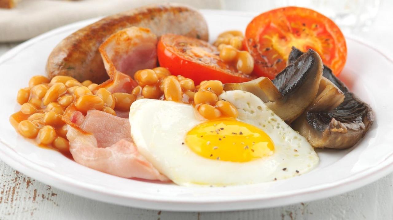 Boulevard Hotel Blackpool Esterno foto English breakfast